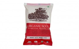 Organic Soul Organic White Basmati Rice   Pack  1 kilogram